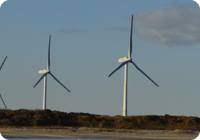 風力発電のプロペラ